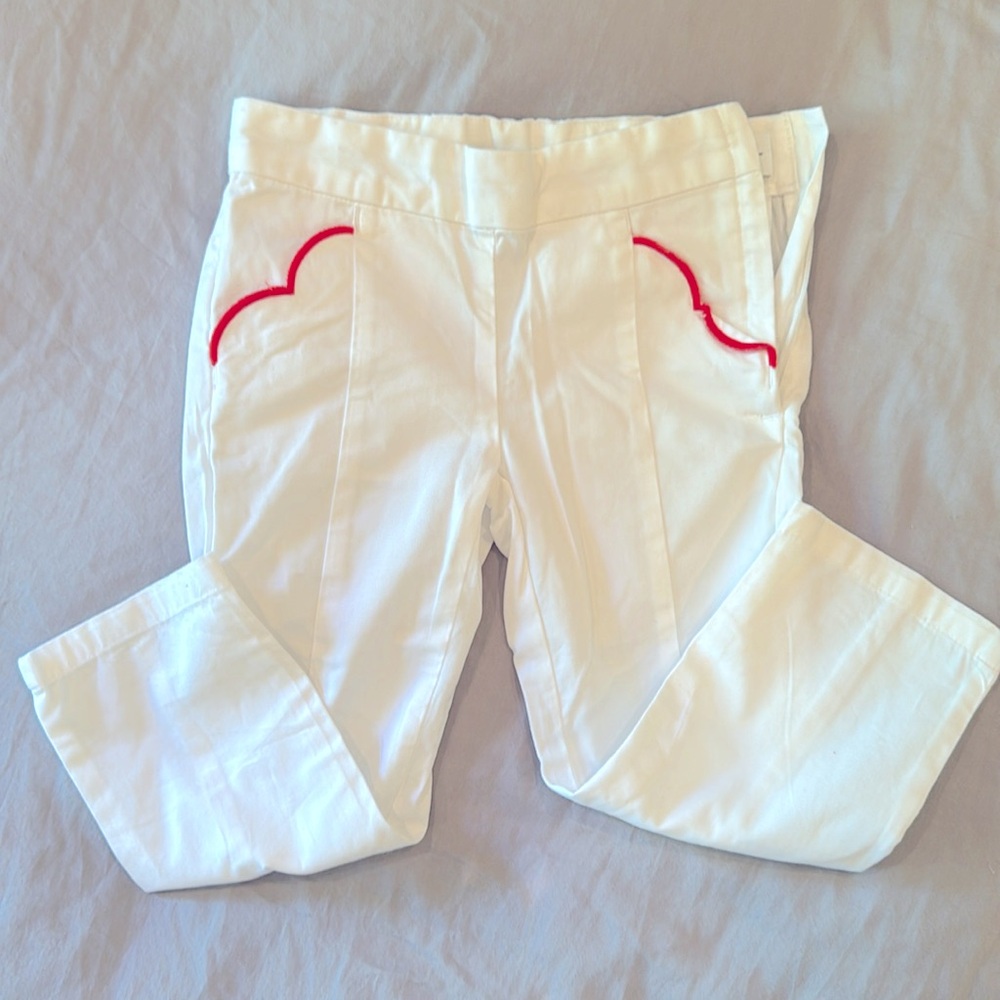Janie and Jack 100%cotton white pants 3t LIKE NEW